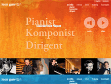 Tablet Screenshot of leon-gurvitch.com